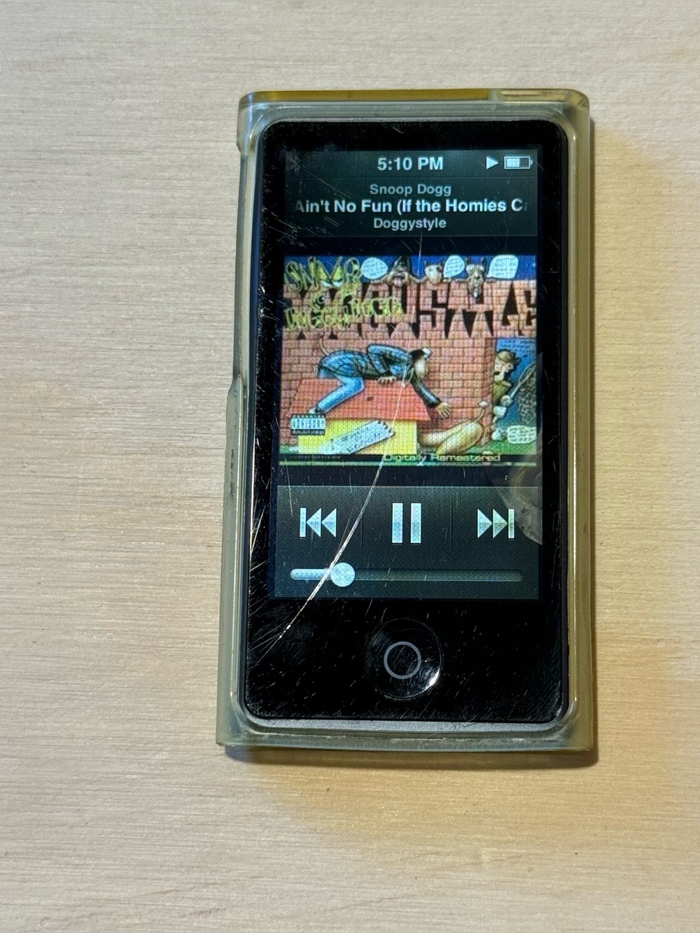 iPod Nano 7thGen Blk 16GB Model:A1446 w/2449-Songs/Charg Tested Good Read Info!